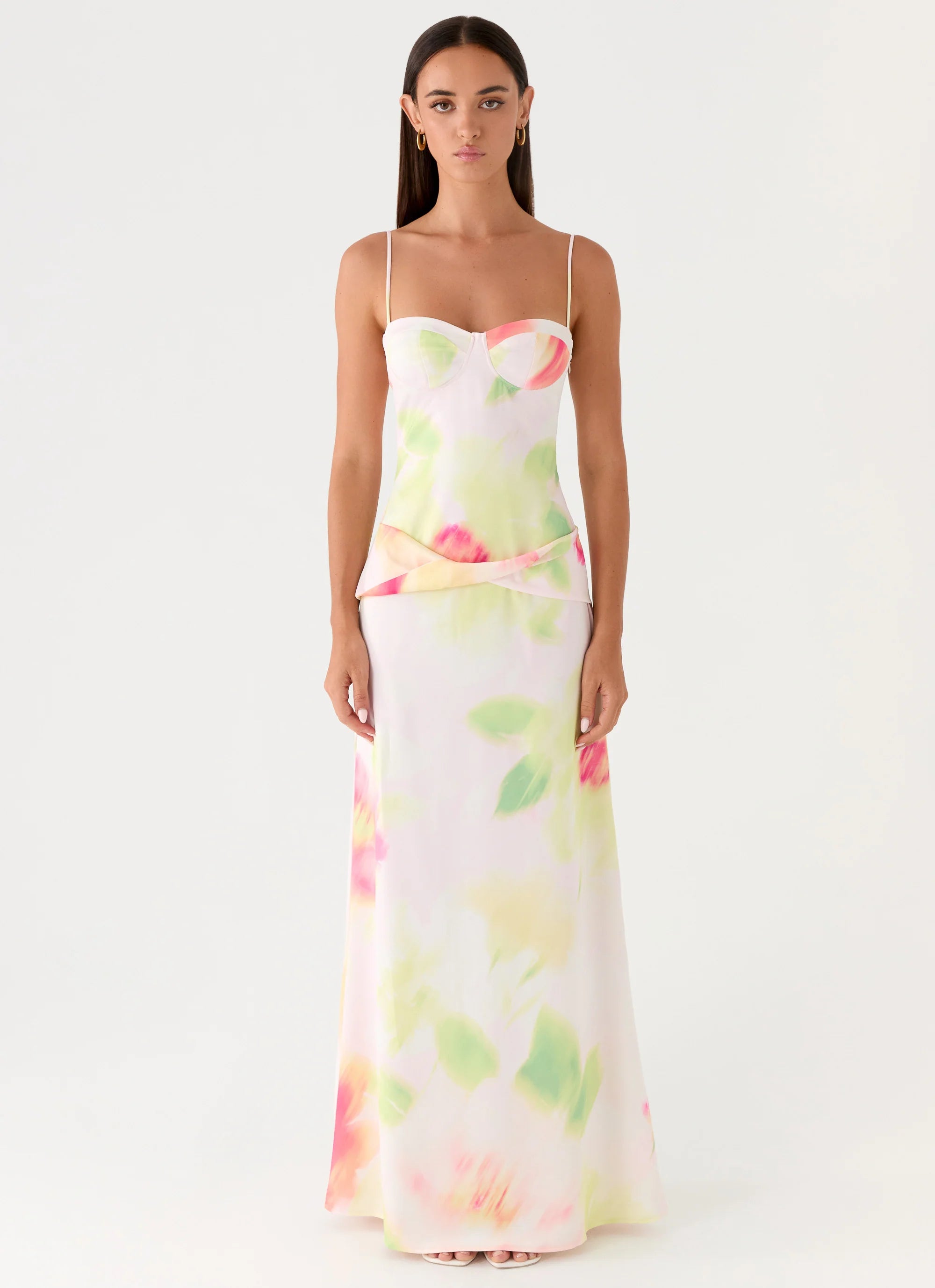 Burning Up Maxi Dress - Floral Romance